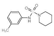 1-Piperidinesulfonamide,N-(3-methylphenyl)- Structure