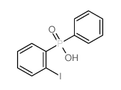 (2-iodophenyl)-phenyl-phosphinic acid structure