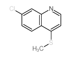 Quinoline,7-chloro-4-(methylthio)- Structure