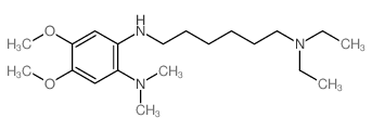 1,2-Benzenediamine,N2-[6-(diethylamino)hexyl]-4,5-dimethoxy-N1,N1-dimethyl- structure