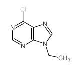 6-chloro-9-ethyl-purine Structure