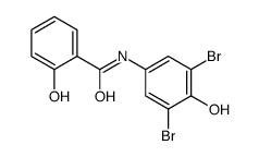 N-(3,5-dibromo-4-hydroxyphenyl)-2-hydroxybenzamide结构式