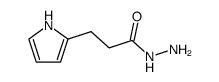 1H-Pyrrole-2-propanoic acid,hydrazide Structure