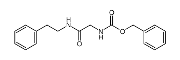 benzyl (2-oxo-2-(phenethylamino)ethyl)carbamate结构式