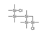 bis[[chloro(dimethyl)silyl]-dimethylsilyl]-dimethylsilane Structure