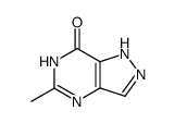 7H-Pyrazolo[4,3-d]pyrimidin-7-one, 1,4-dihydro-5-methyl- (9CI)结构式