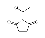 1-(1-chloroethyl)pyrrolidine-2,5-dione结构式
