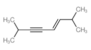 (E)-2,7-dimethyloct-3-en-5-yne structure