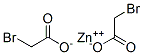 Bis(bromoacetic acid)zinc salt structure