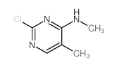 4-Pyrimidinamine,2-chloro-N,5-dimethyl- Structure