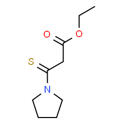 1-Pyrrolidinepropanoic acid,-bta--thioxo-,ethyl ester结构式