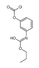 [3-(propoxycarbonylamino)phenyl] carbonochloridate Structure