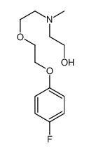 2-[2-[2-(4-fluorophenoxy)ethoxy]ethyl-methylamino]ethanol结构式