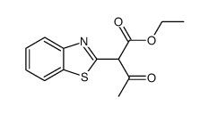 2-benzothiazol-2-yl-3-oxo-butyric acid ethyl ester结构式