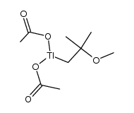 (2-methoxy-2-methylpropyl)thallium(III) acetate Structure