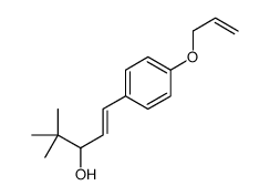 1-[4-(Allyloxy)phenyl]-4,4-dimethyl-1-penten-3-ol structure