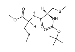 Boc-Cys(CH3)-Cys(CH3)-OCH3结构式