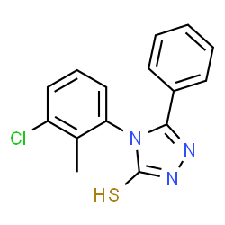 4-(3-chloro-2-methylphenyl)-5-phenyl-4H-1,2,4-triazole-3-thiol picture
