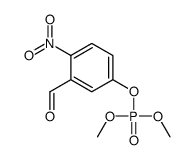 (3-formyl-4-nitrophenyl) dimethyl phosphate Structure