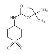 n-(1,1-二氧噻吩-4-基)氨基甲酸叔丁酯结构式