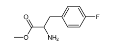 ethyl 2-amino-3-(4-fluorophenyl) propanoate Structure