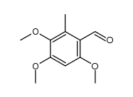 2-methyl-3,4,6-trimethoxybenzaldehyde Structure