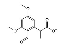 Methyl 2-formyl-3,5-dimethoxyphenylacetate结构式