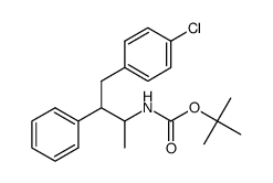 2-(N-tert-butoxycarbonyl)amino-4-(4-chlorophenyl)-3-phenylbutane Structure