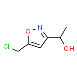 3-Isoxazolemethanol,5-(chloromethyl)--alpha--methyl-(9CI) structure