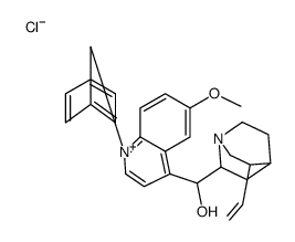 (8alpha,9R)-1'-benzyl-9-hydroxy-6'-methoxycinchonanium chloride结构式