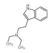N,N-Diethyltryptamine Structure