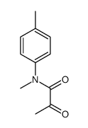 N-methyl-N-(4-methylphenyl)-2-oxopropanamide结构式