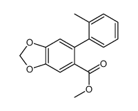 methyl 6-(2-methylphenyl)-1,3-benzodioxole-5-carboxylate Structure