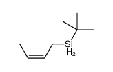 but-2-enyl(tert-butyl)silane Structure