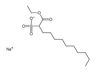 sodium,1-ethoxy-1-oxododecane-2-sulfonate Structure