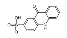 9-oxo-10H-acridine-2-sulfonic acid结构式