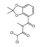 N-(2,2-dichloroacetyl)-N,2,2-trimethyl-1,3-benzodioxole-4-carboxamide Structure
