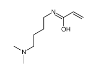 N-[4-(dimethylamino)butyl]prop-2-enamide结构式