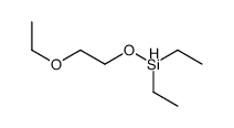 2-ethoxyethoxy(diethyl)silane Structure