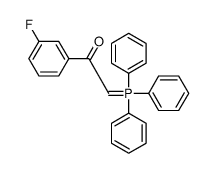 1-(3-fluorophenyl)-2-(triphenyl-λ5-phosphanylidene)ethanone结构式
