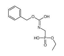 ethoxy(phenylmethoxycarbonylaminomethyl)phosphinic acid Structure