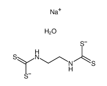 Na2{ethylenebis(dithiocarbamate)}*6H2O Structure