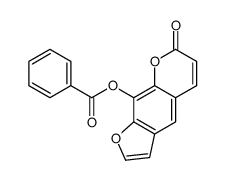 (7-oxofuro[3,2-g]chromen-9-yl) benzoate结构式