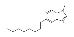 1-methyl-5-octylbenzimidazole结构式