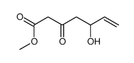 methyl 5-hydroxy-3-oxohept-6-enoate结构式