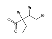 1,2,3-tribromo-3-nitropentane Structure