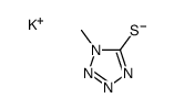 potassium 1-methyl-1H-tetrazole-5-thiolate Structure