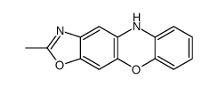 2-methyl-5H-[1,3]oxazolo[4,5-b]phenoxazine结构式