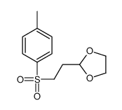 2-[2-(4-methylphenyl)sulfonylethyl]-1,3-dioxolane Structure