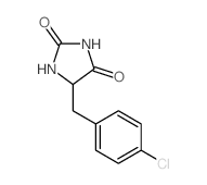 5-[(4-chlorophenyl)methyl]imidazolidine-2,4-dione Structure